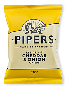 Beaumont Lye Cross Cheddar & Onion Crisps 40g