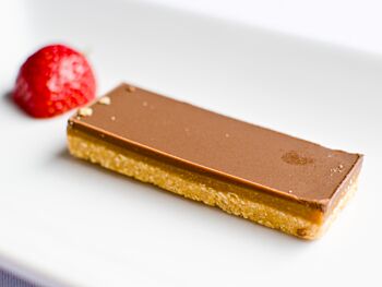 Nut Free, Vegan & Gluten Free Millionaire Shortbread