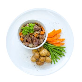 Beef & Ale Casserole With Roast Potatoes Menu