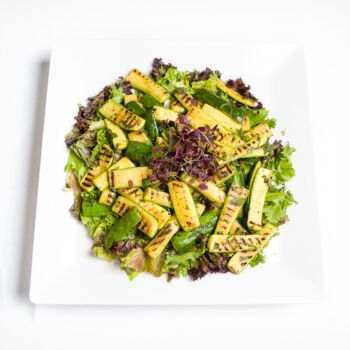 Platter of Freshly Grilled Courgette Salad